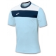 Joma 100224. Maglia Gara CREW Uomo Celeste/Bianco