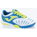 Joma Scarpe Calcetto POWER 302 Outdoor Jr Bianco/Royal/Giallo