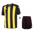 Joma Completo Gara PISA 12 Giallo/Nero Uomo