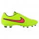 Nike Scarpe Calcio Tiempo V Genio FG Uomo Fluo/Nero