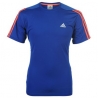 adidas Response T-Shirt Uomo Maniche Corte blue/rosso