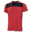 Joma Maglia Running ELITE IV M/C Uomo Rosso/Nero