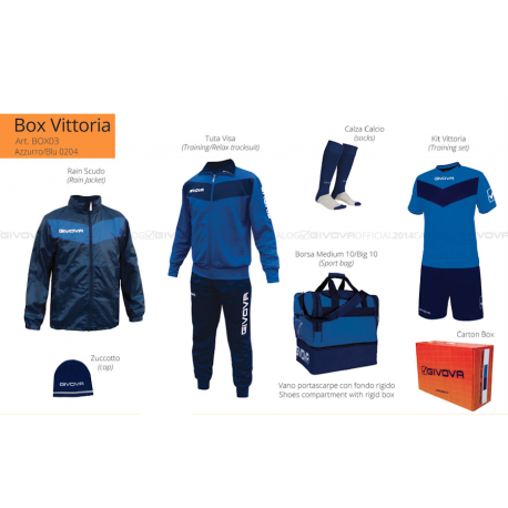 Givova BOX VITTORIA Azzurro/Blu