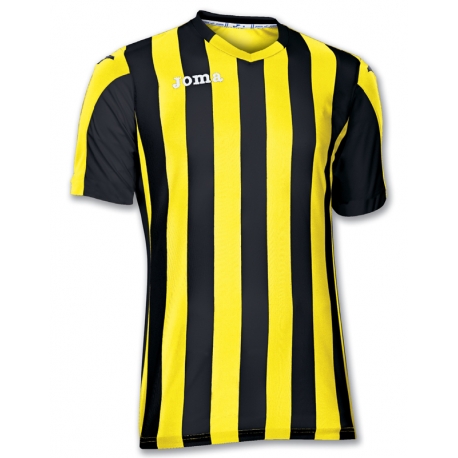 Joma 100001. Maglia Gara COPA MC Uomo Giallo/Nero