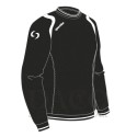 Sportika Felpa Girocollo Training MARSIGLIA Uomo Nero/Bianco