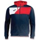 Joma Felpa Cappuccio CREW Uomo Blu/Rosso/Bianco